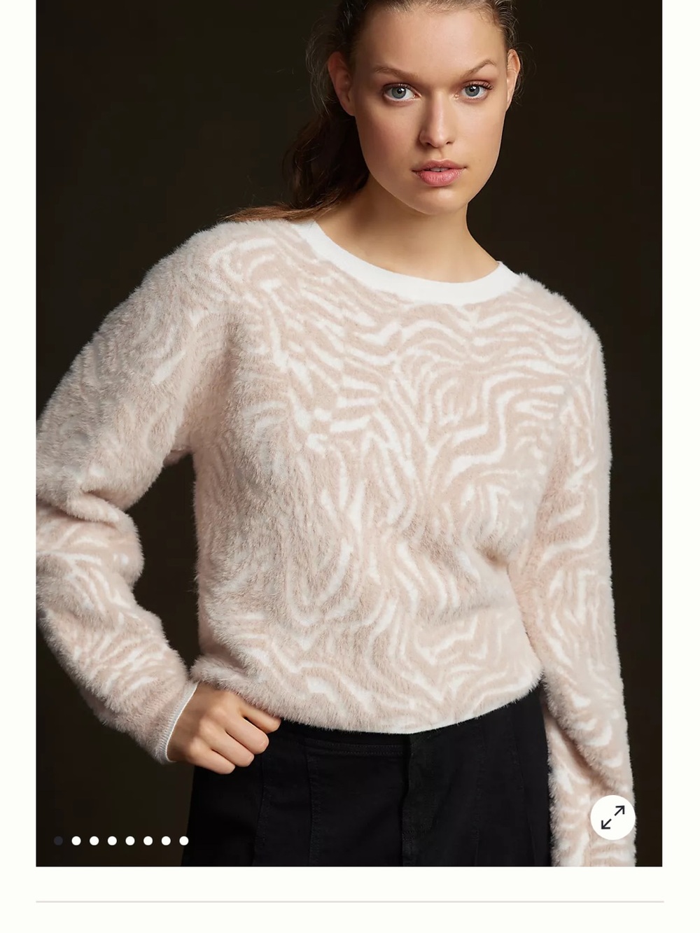 Anthropologie - Pilcro Animal Eyelash Sweater